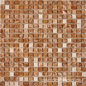 Мозаика Мастера Керамики Glass 221 Light Emperador (чип 15x15 мм)  30.5х30.5 n/a 