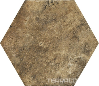 Керамогранит CIR New York Esagona Central Park 24x27.7 Коричневый 