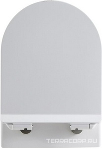 Унитаз подвесной с крышкой-сидением микролифт, безободковый, цв.белый Aquanet Logan 261951