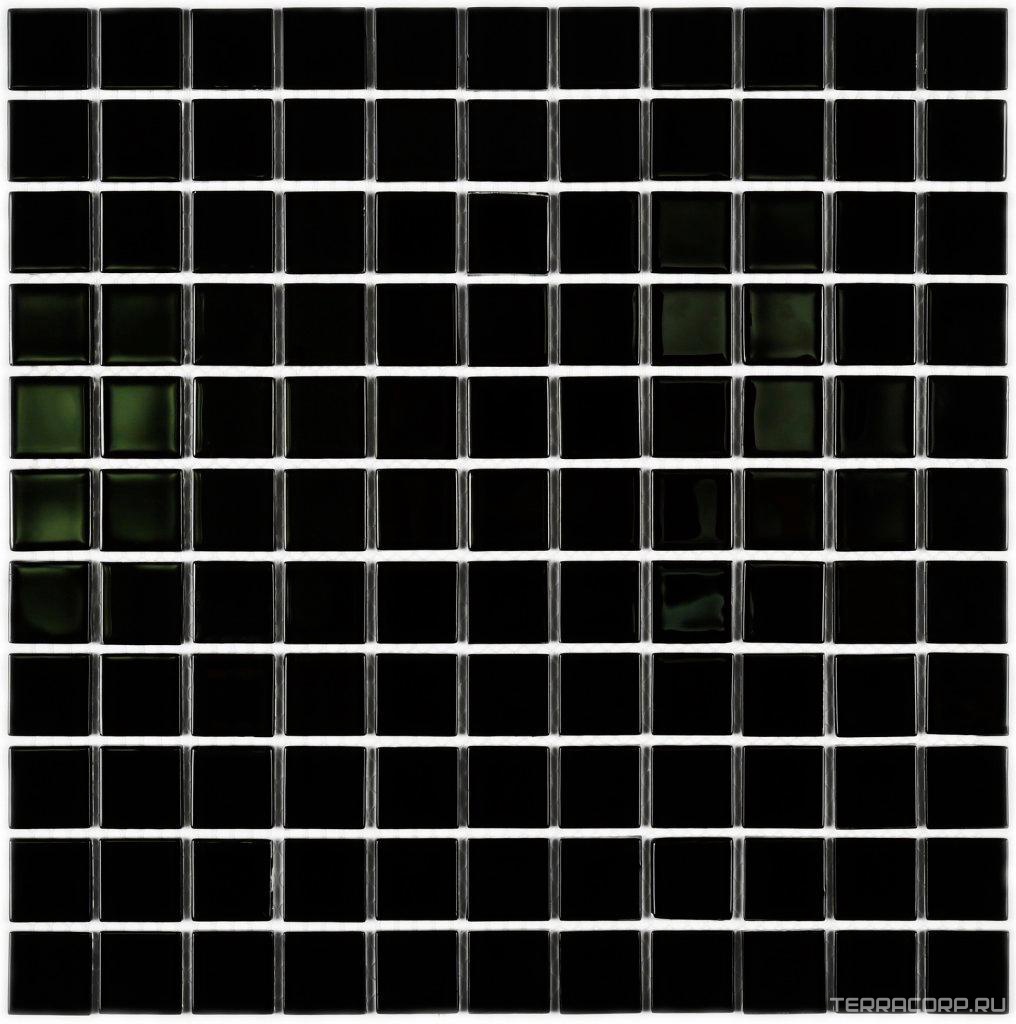 Мозаика Bonaparte Мозаика стеклянная Black glass (25x25x4) 30x30 Комбинированный, фото 3