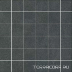 Декор Про Чементо мозаичный антрацит матовый 30x30