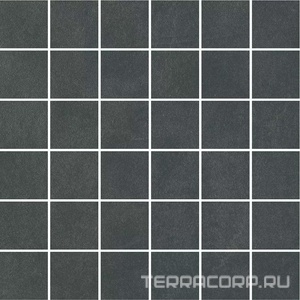 Керамогранит Kerama Marazzi Про Чементо Декор  мозаичный антрацит матовый 30x30 Черный 