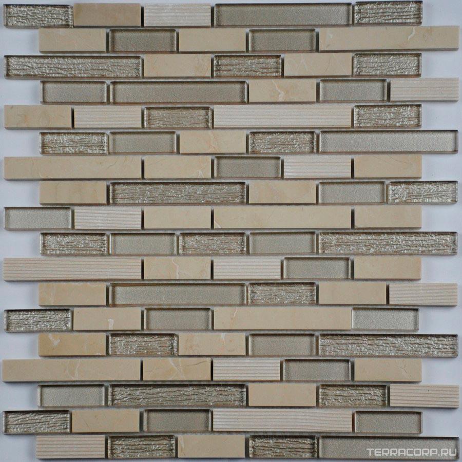 Мозаика Спектр-М Микс стекло Мозаика из стекла на сетке SK10-178 30x30 Комбинированный, фото 3