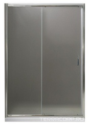 Дверь для душа, в нишу 1050хh1850мм, раздвижная, 1 дверь, 1 неподв.секция, правая/левая, (стекло прозрачн.5мм, фурн.цв.хром), Uno ZZ