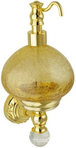 Дозатор настенный, (цв.золото),  ZZ Migliore Cristalia 16830