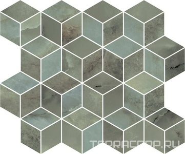 Мозаика Kerama Marazzi Джардини Декор  зеленый мозаичный 45x37,5 Зеленый 