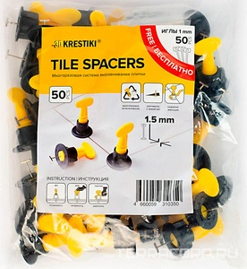 Укладка плитки Многоразовая  СВП 1,5 мм (50 шт) ZZ 3dsvp 3D 