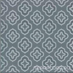 Декор Агуста 2 синий матовый 9,8x9,8