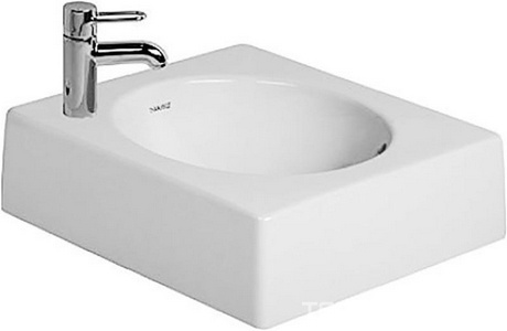 Раковина 420х420h170мм, отверстие д/смесит. слева, (крепл. в компл.)  ZZ Duravit Architec 032042 00 09