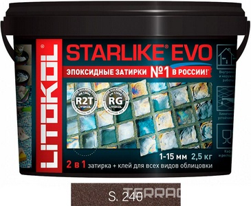 Затирка  MOKA S.240  2,5 кг. ZZ Litokol Starlike EVO S240/2,5