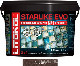 Затирка Starlike EVO MOKA S.240  2,5 кг. ZZ