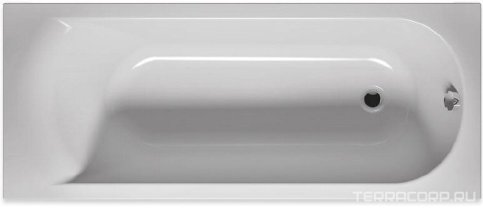 Ванна 170х70см, без ножек/рамы, панелей, слива-перелива, (акрил цв.белый),  Riho Miami B060001005