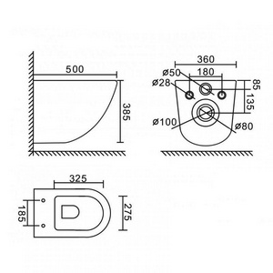 Комплект: унитаз подвесной безободковый, сиденье с микролифтом, инсталляция для подв.унитаза, крепёж, клавиша смыва цв.белый,  ZZ BelBagno Amanda BB051CHR/BB051SC/BB002-80/BB014-SR-BIANCO