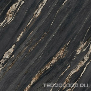 Керамогранит Ariostea Ultra Marmi Tropical Black Lev Silk 6 mm 150x150 Черный 