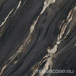 Керамогранит Ariostea Ultra Marmi Tropical Black Lev Silk 6 mm 150x150 Черный 