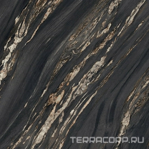 Керамогранит Ariostea Ultra Marmi Tropical Black Lev Silk 6 mm 150x150 Черный 