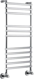 Полотенцесушитель 500(530)хh1076х125мм, подвод воды int.470мм, (цв.бронза), краны, крепёж в компл., (ГВС, 6 bar) Margaroli 464 ZZ Margaroli Sole 464/11/500 BR