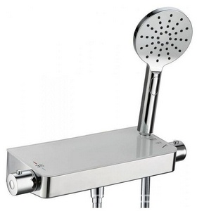 Смеситель-термостат для душа, душевая лейка, шланг в компл., (цв.хром),  ZZ Allen Brau Fantasy 5.11002-00