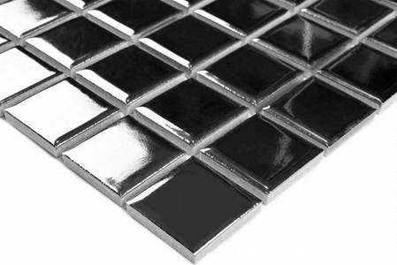 Мозаика Bonaparte Мозаика керамогранитная Everest Silver (25x25x5,2) 30,25x30,25 Комбинированный 