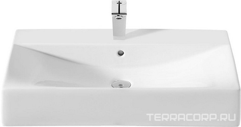 Раковина Diverta 75х44 см, белая ZZ