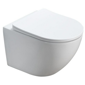 Унитаз подвесной безободковый, сидение с микролифтом в компл, цв. белый ONDA ONDA B2342