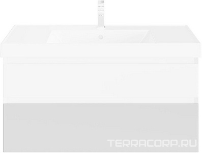 Фасад для нижнего ящика для тумбы CUB.100.2\WHT.M (ЗАП,ЧАСТЬ) ZZ Kerama Marazzi Cubo CUBSP.100\W.fasad lower