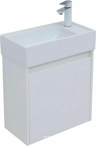 Тумба подвесная Aquanet  50 см, 1 дверца, без раковины Sanovit (182338) 7045-KL, цв.  цв. белый ZZ Aquanet Nova Lite 298853