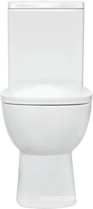 Чаша « Slim», + сиденье дюропласт, микролифт (ЗАП.ЧАСТЬ) Sanita Luxe Quadro WC.CC/Quadro/2-SlimDM/WHT.G/S1 (QDRSLCC01151022)