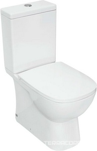 Чаша « Slim», + сиденье дюропласт, микролифт (ЗАП.ЧАСТЬ) Sanita Luxe Quadro WC.CC/Quadro/2-SlimDM/WHT.G/S1 (QDRSLCC01151022)
