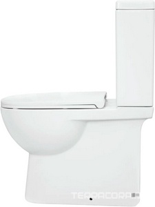 Чаша « Slim», + сиденье дюропласт, микролифт (ЗАП.ЧАСТЬ) Sanita Luxe Quadro WC.CC/Quadro/2-SlimDM/WHT.G/S1 (QDRSLCC01151022)
