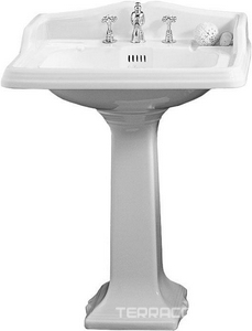 Пьедестал (для раковин – арт. AR824;AR834;AR844;AR854), (цв. белый),  ZZ Simas Arcade AR805