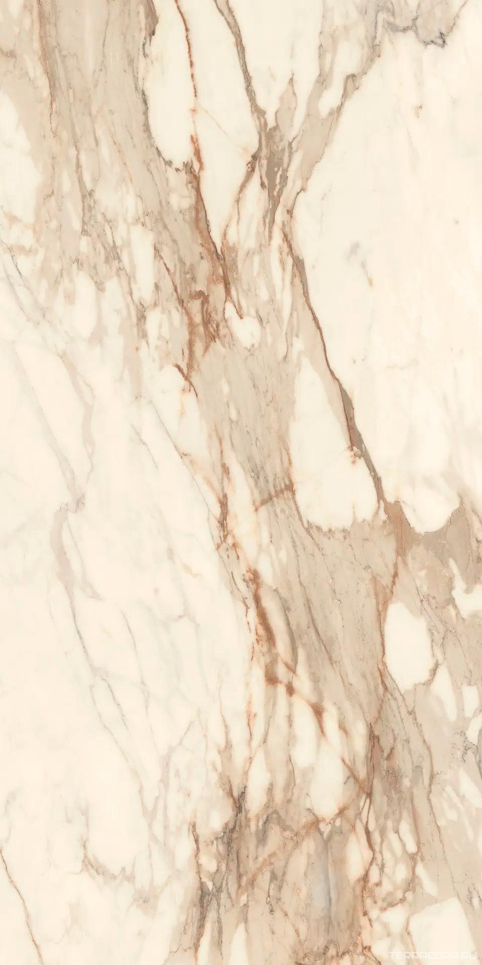 Керамогранит Marazzi Allmarble Floor Allmarble Calacatta Vena Vecchia Rett. 75x150 Бежевый, фото 2