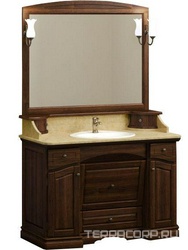 Мраморная плита для тумбы  Лучия 120, 1230*605*20 мм, цвет Сильвио-Оро XX