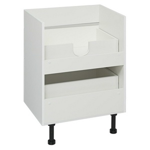 Тумба напольая 60 см, без раковины, 2 выдвижных ящик,  цвет белый XX Aqua de Marco AXIOMA 2060WGAXI/F