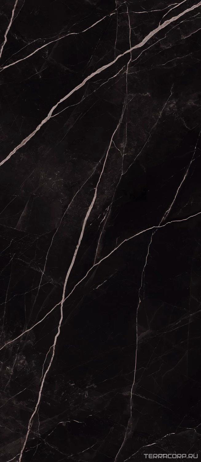 Керамогранит AtlasConcorde Россия EMPIRE Empire Calacatta Black 120x278 Lapp/ЭМПАИР КАЛАК. БЛЭК 120x278 ЛАП Черный, фото 5