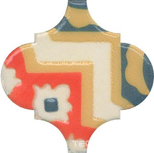 Керамическая плитка Kerama Marazzi  Арабески Майолика Декор Арабески Майолика орнамент 6.5x6.5 Комбинированный