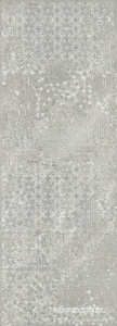 Керамическая плитка Eletto Trevi Декор  grey ornato onda 25.1х70.9 Серый 