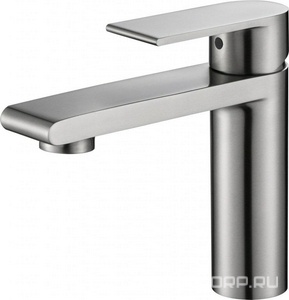 Смеситель для раковины, без д/к, (нерж. сталь, цв.сатин),  ZZ BelBagno Nova NOV-LVM-IN