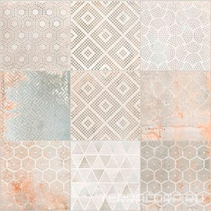 Керамогранит Sant Agostino Oxidart  Patchwork Light ( п.п.) ZZ20x20 Бежевый 