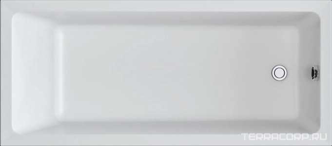Акриловая ванна BIANCA 160x75 см, без каркаса и слива ZZ 1Marka Bianca 01бья1675