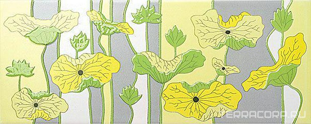 Керамическая плитка Kerama Marazzi Городские цветы Декор  XXl20x50 Комбинированный 