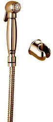 Гигиенический душевой набор (лейка, шланг 120см, кронштейн), (цв. бронза),  XX Cezares Margot MARGOT-IFS-02