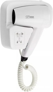 Фен стационарный для волос в ванную комнату, с розеткой, 1200W, цв.белый ZZ GFmark GFmark 6810