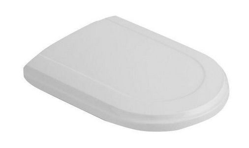 Сиденье для унитаза, с микролифтом, (цв.R1 white, петли цв.хром),  ZZ Villeroy & Boch Hommage 8809S1R1