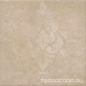 Керамогранит Kerama Marazzi Хадду  бежевый матовый декорированный 40,2x40,2x0,8 Бежевый 