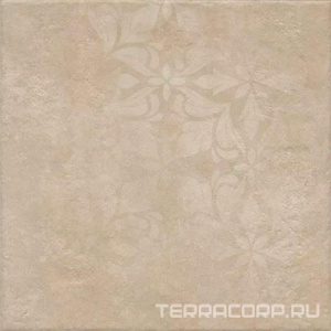 Керамогранит Kerama Marazzi Хадду  бежевый матовый декорированный 40,2x40,2x0,8 Бежевый 