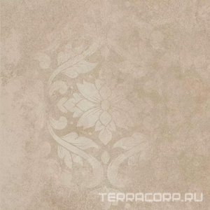 Керамогранит Kerama Marazzi Хадду  бежевый матовый декорированный 40,2x40,2x0,8 Бежевый 