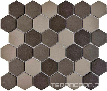 Мозаика Мастера Керамики Glass 623 из керамогранита прокрашенного в массе (чип 51х59) 32,5х28,2 n/a 