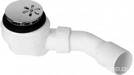 Сифон для душевого поддона, хром ZZ