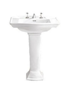 Раковина 60х43,5см, с 1 отв. д/смесителя, креплен. в компл.,  ZZ Devon & Devon Westminster IBLM(1)FWES